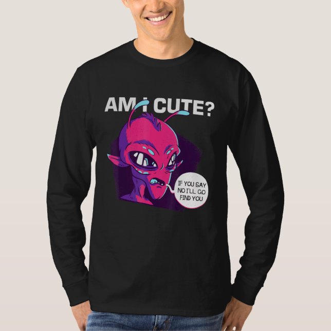 Space Ufo Abduction Alien Believer Tee (Framsida)