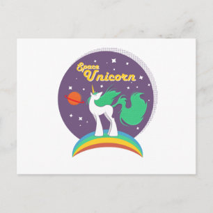 Space Unicorn Vykort