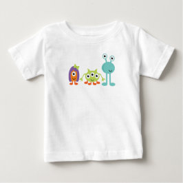 Space Utomjordingar Baby T-Shirt