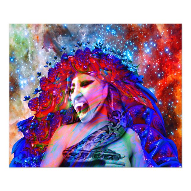 Space Vampire Fototryck (Framsidan)