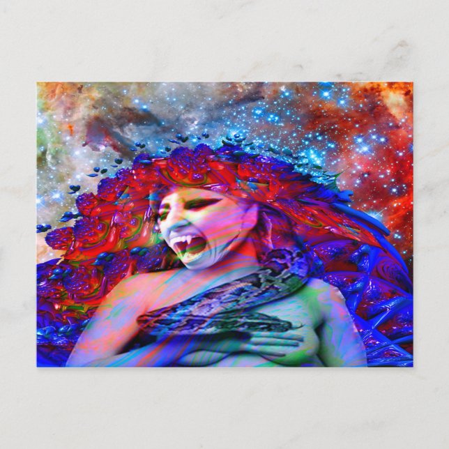 Space Vampire Vykort (Framsida)