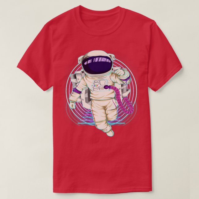 Space Vaporwave Aesthetic Synthwave Astronomy Astr T Shirt (Design framsida)