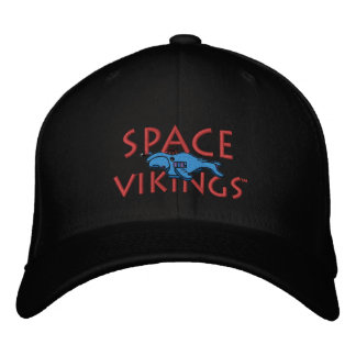 Space Vikings Hat Broderad Keps