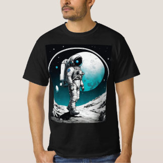 Space Voyager: Retro Expedition T Shirt