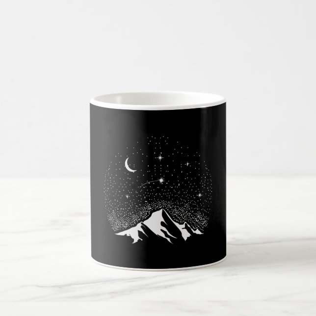 Space Vuxen Astronomy Hobby Shooting Star Kaffemugg (Center)