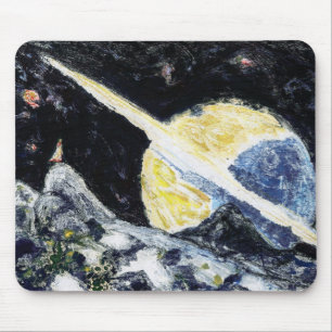 Space Wanderer Art Mousepad Musmatta