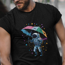 Space Weather Abstrakt Astronaut Star Storm Barn T Shirt