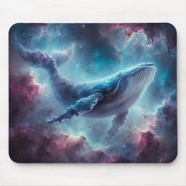 Space Whale Mousepad Musmatta (Framsidan)