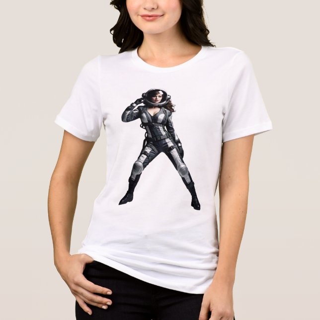 Space Woman T Shirt (Framsida)