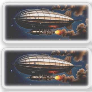 SPACE ZEPPELIN KLISTERMÄRKEN