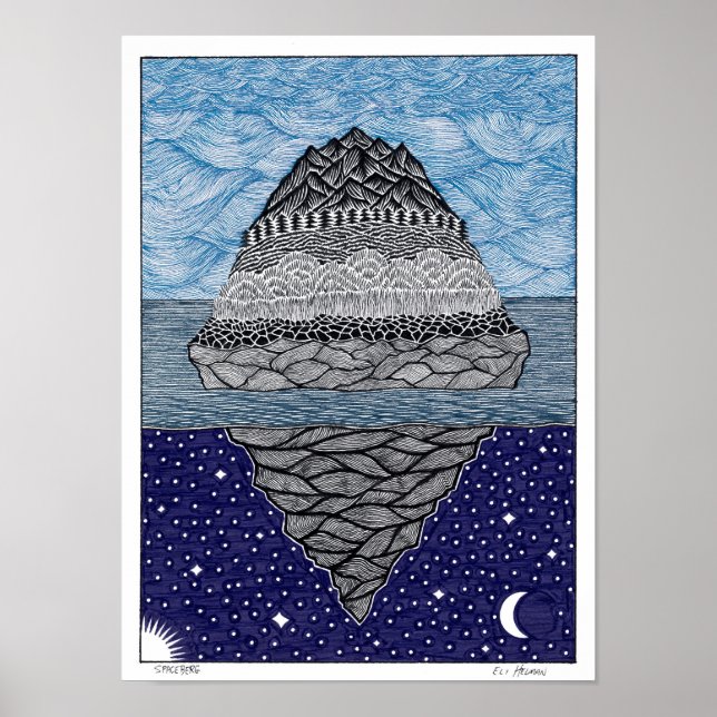 Spaceberg Poster (Framsidan)