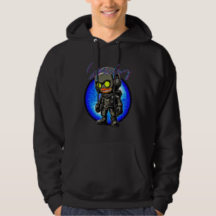 Spaceboy-vibbar: Förhöj din look och stämning Hoodie