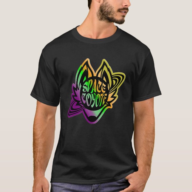 SpaceCoyote Planet T Shirt (Framsida)