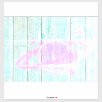 Spaced Out Custom Cut 14x14 Window Cling Klistermärken