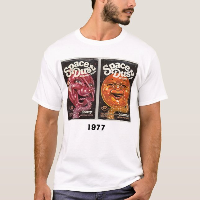 spacedust 1977 t shirt (Framsida)