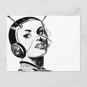 Spacegirl Vykort