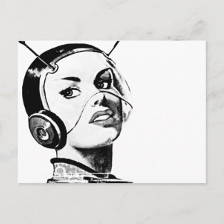 Spacegirl Vykort