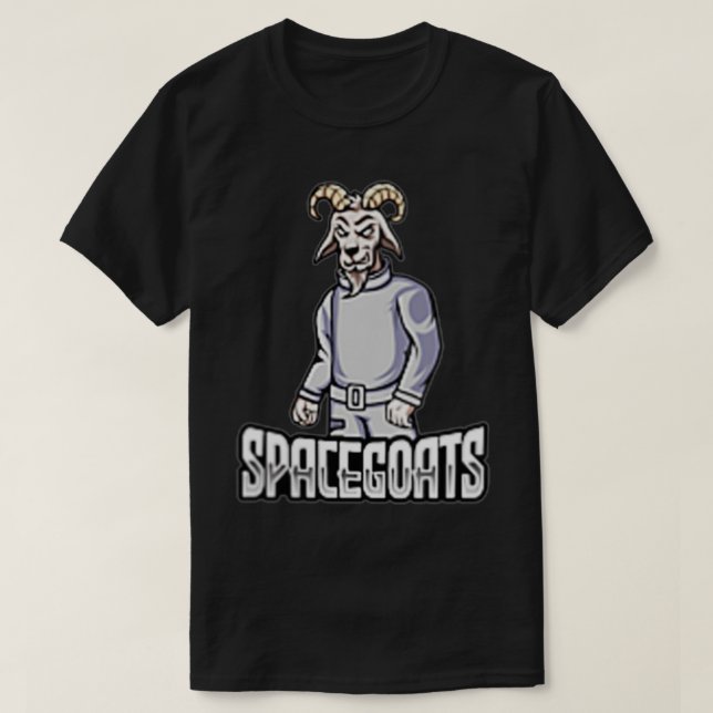 SpaceGoats 1st Edition Zip T Shirt (Design framsida)