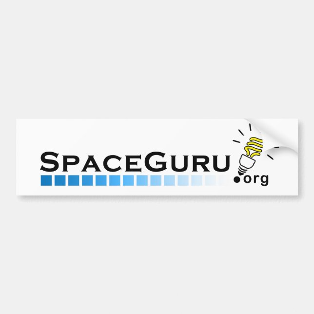 SpaceGuru logotypbildekal Bildekal (Framsidan)