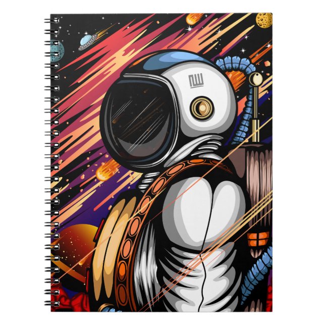 Spaceman Anteckningsbok (Framsidan)