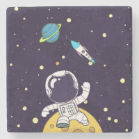 Spaceman Astronaut Exploring Rymden
