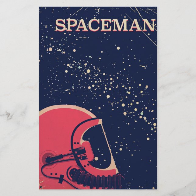 Spaceman Brevpapper (Framsida)