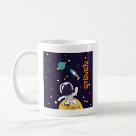 Spaceman Exploring Rymden Kaffemugg