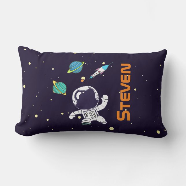 Spaceman Exploring Rymden Lumbarkudde (Framsida)