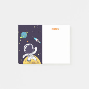 Spaceman Exploring Rymden Post-it Block