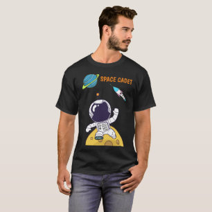 Spaceman Exploring Rymden Space Cadet T Shirt