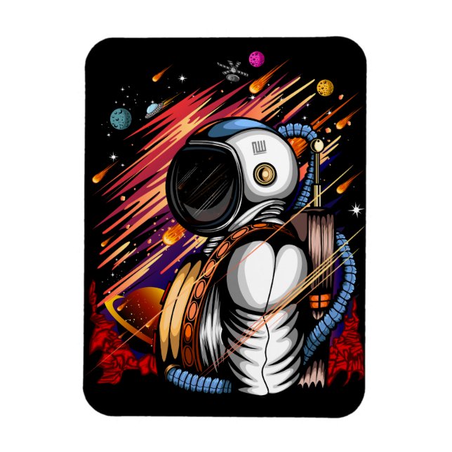 Spaceman Magnet (Vertikal)