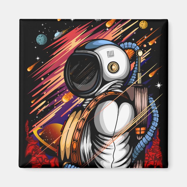 Spaceman Magnet (Framsidan)