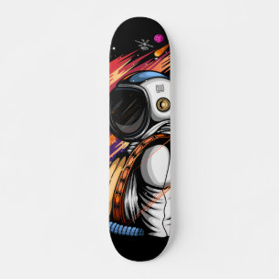 Spaceman Mini Skateboard Bräda 18,5 Cm
