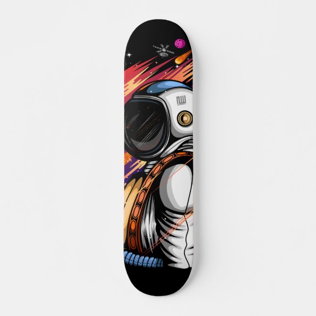 Spaceman Mini Skateboard Bräda 18,5 Cm (Framsida)