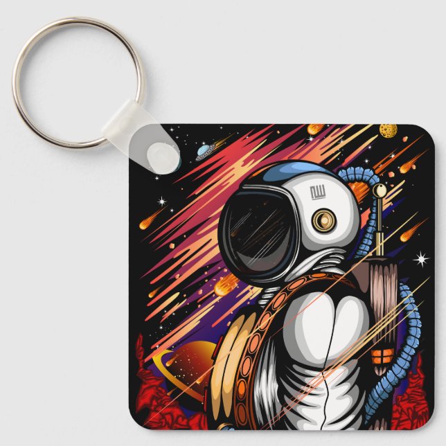 Spaceman Nyckelring (Framsida)