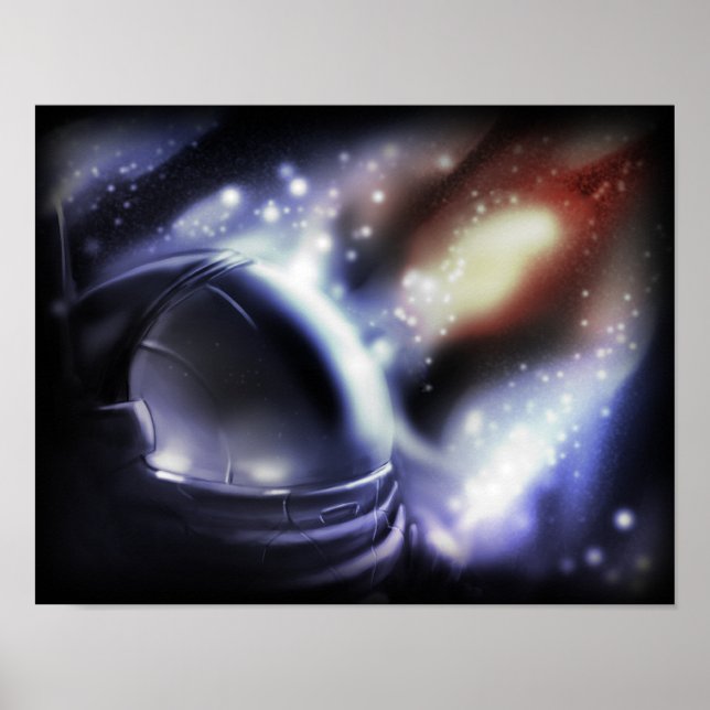 Spaceman Starscape Poster (Framsidan)