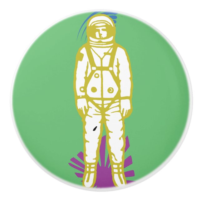 Spaceman V2 Ceramic Knob Knopp (Framsidan)