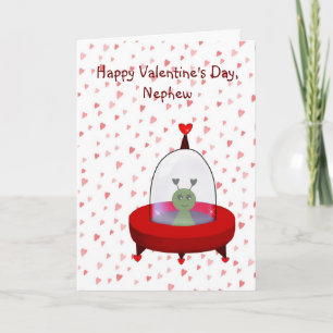 Spaceman Valentine for Nephew, kort