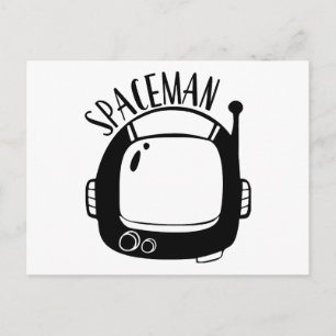 Spaceman Vintage Helg Vykort