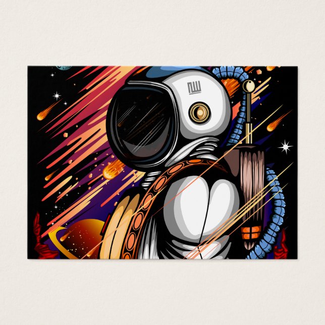 Spaceman Visitkort (Framsidan)