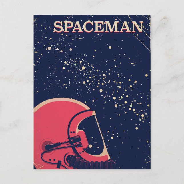 Spaceman Vykort (Framsida)