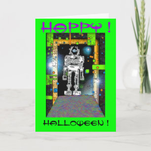 SPACEMANrobotHALLOWEEN KORT