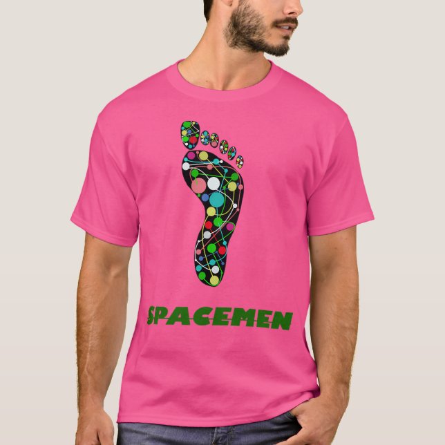 Spacemavtryck T Shirt (Framsida)