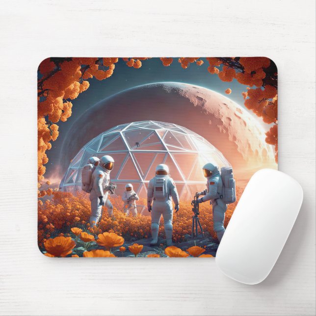 Spacemen  vid Måne Musmatta (Med mus)