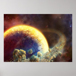 Spacerock VIII - nästan pekande - Poster