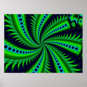 SpacesHär Bra Fractal Art Poster