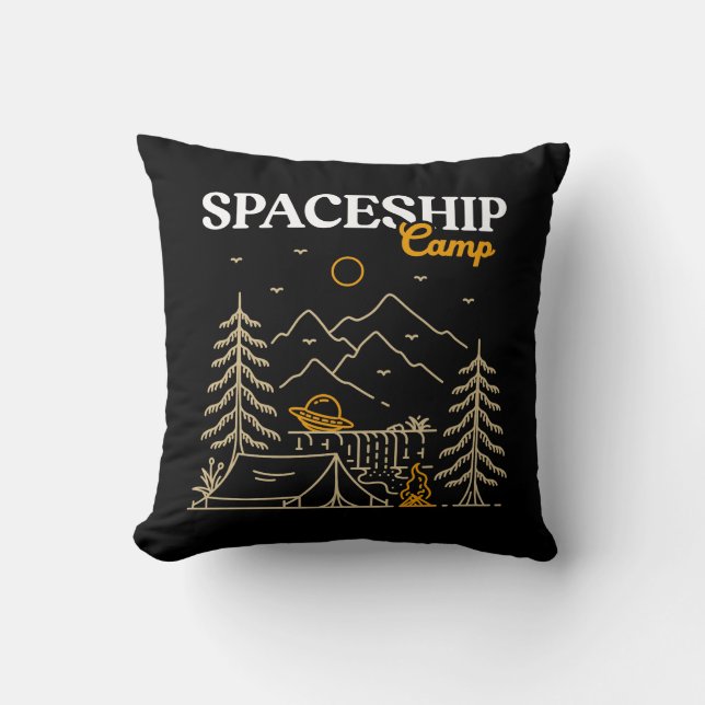 Spaceship Camp Kudde (Framsida)