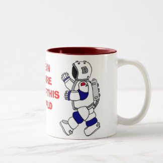 spacesuit5 mooncar2a, SEAN YOU'REOUT AV TH… Två-Tonad Mugg