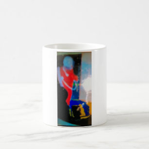 Spacewalk Abstrakt Painting Hankamer Artjunkhaus Kaffemugg