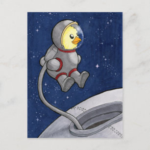 Spacewalk Chickie-vykort Vykort